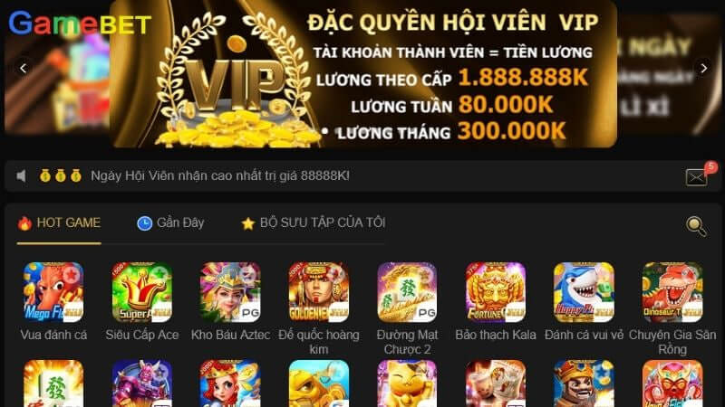 GameBET được công nhận là nhà cái uy tín chất lượng hàng đầu Việt Nam hiện nay